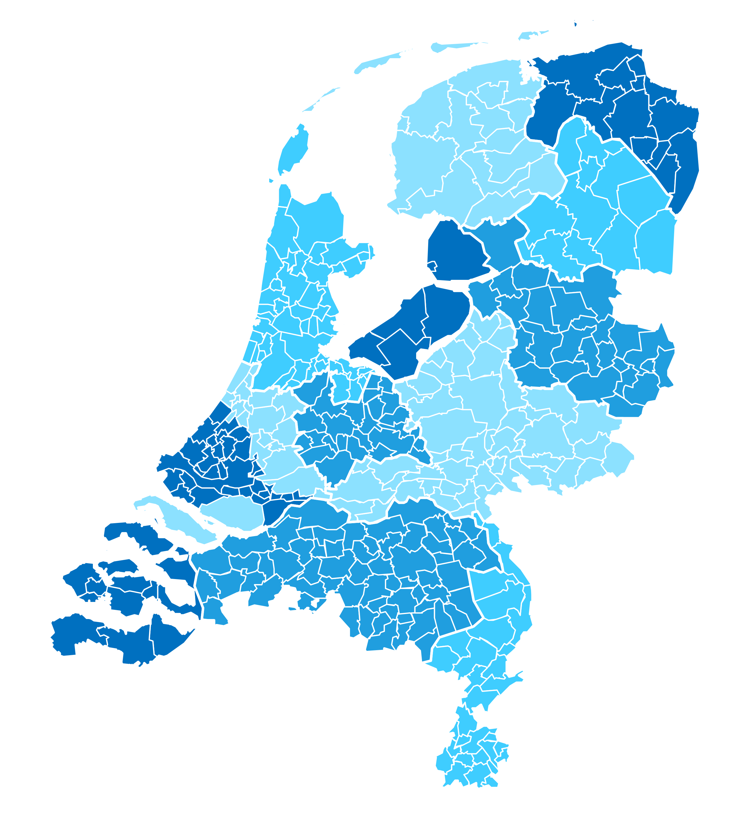 Kaart deelnemers LISA2020